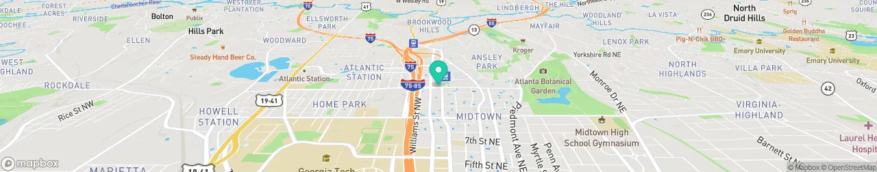 ev charging station on the map