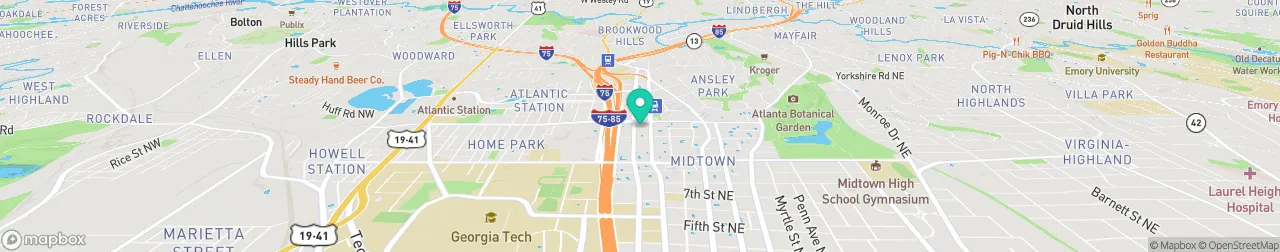 borne de recharge sur la carte