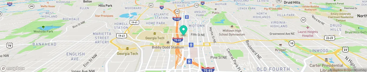 borne de recharge sur la carte