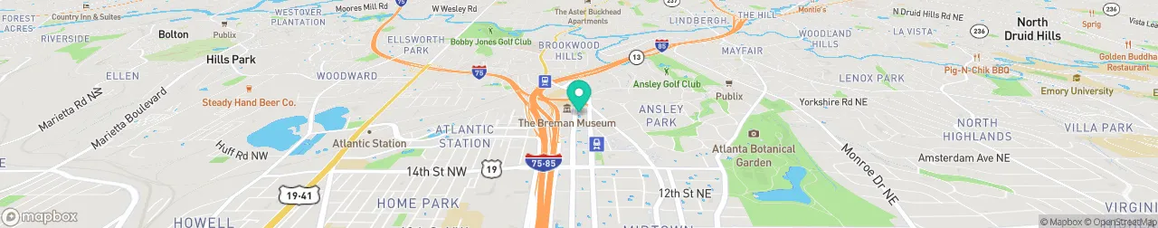 ev charging station on the map