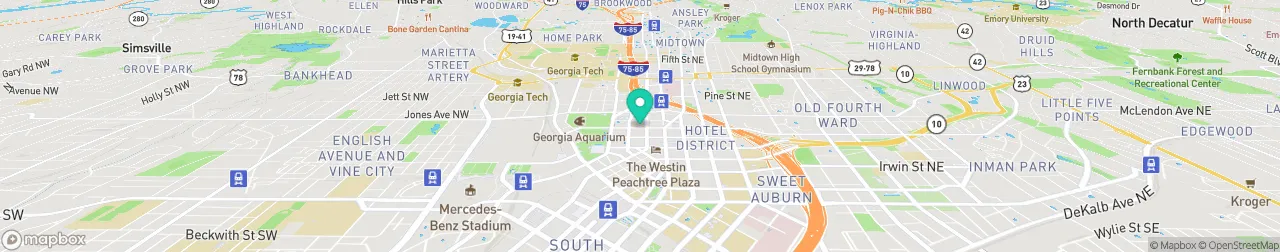 borne de recharge sur la carte