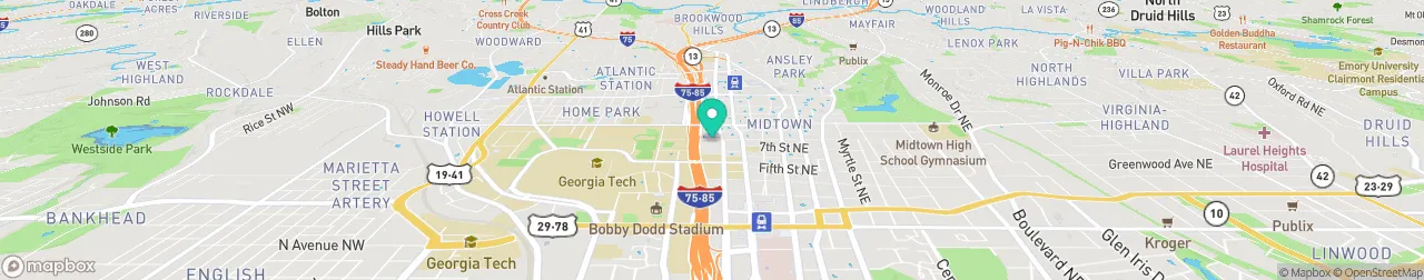 ev charging station on the map