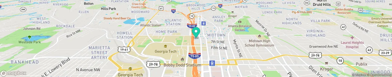 ev charging station on the map