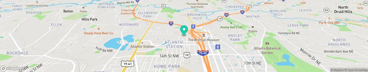 borne de recharge sur la carte