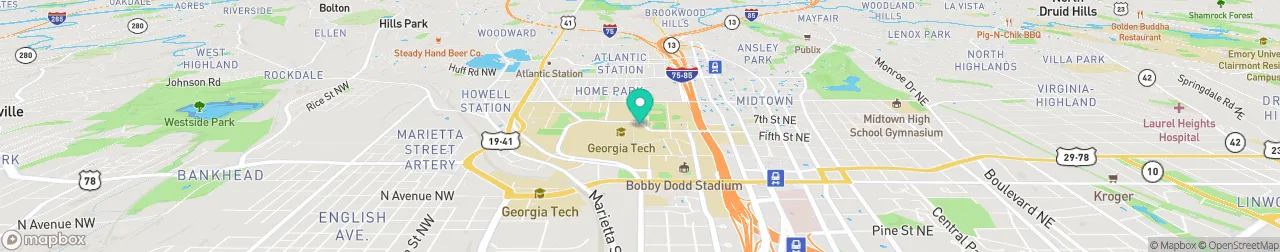 borne de recharge sur la carte