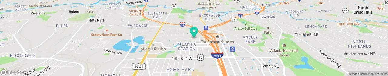 borne de recharge sur la carte