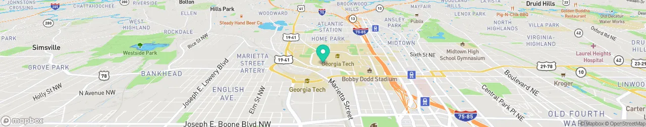 ev charging station on the map