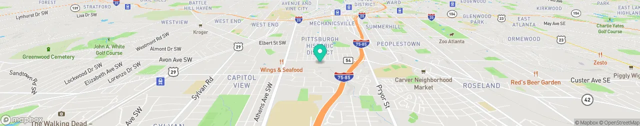 borne de recharge sur la carte