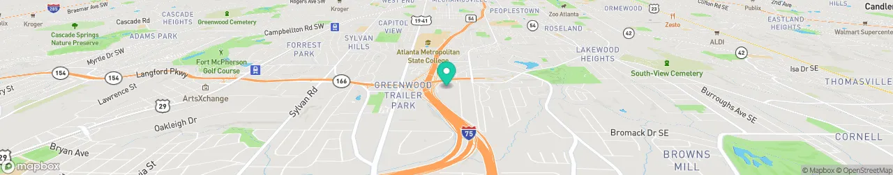 ev charging station on the map