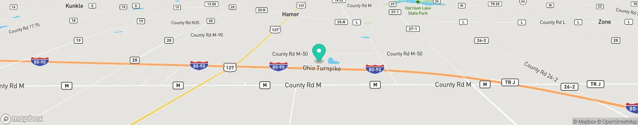 borne de recharge sur la carte