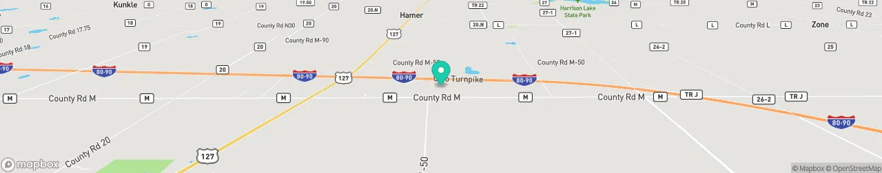 borne de recharge sur la carte