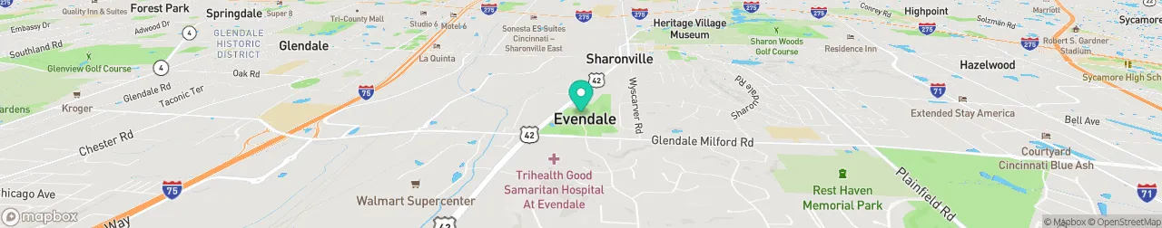 ev charging station on the map