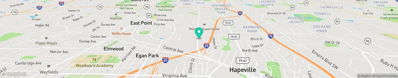 borne de recharge sur la carte