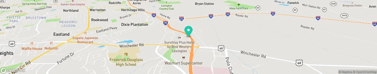 ev charging station on the map