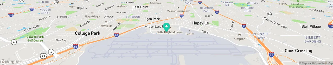 borne de recharge sur la carte