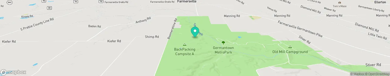 borne de recharge sur la carte