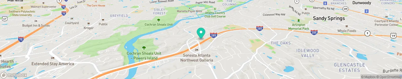 borne de recharge sur la carte