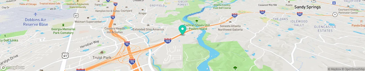 ev charging station on the map