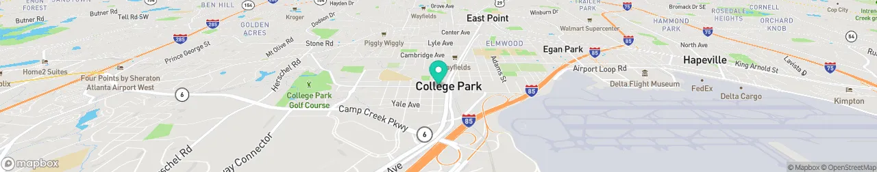 borne de recharge sur la carte