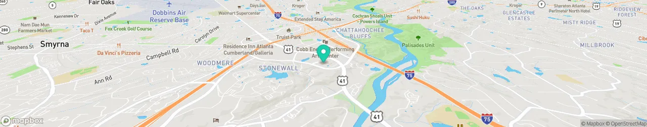 borne de recharge sur la carte