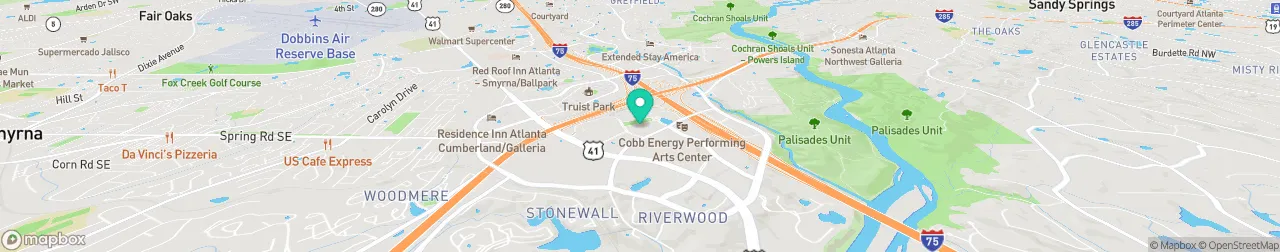 borne de recharge sur la carte