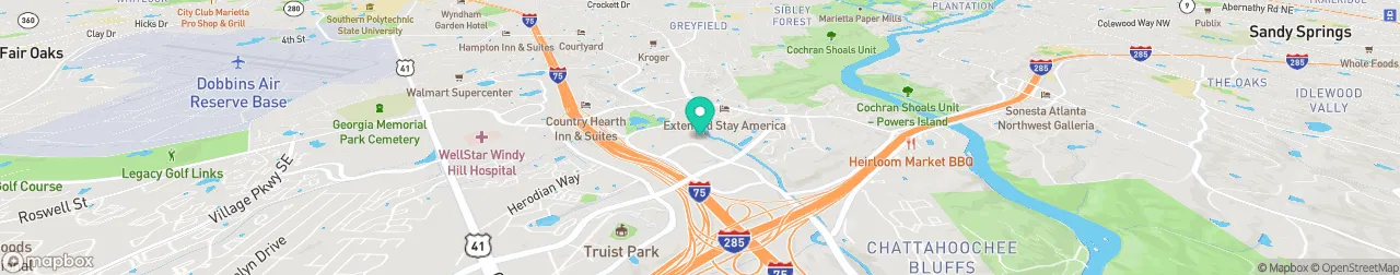 ev charging station on the map