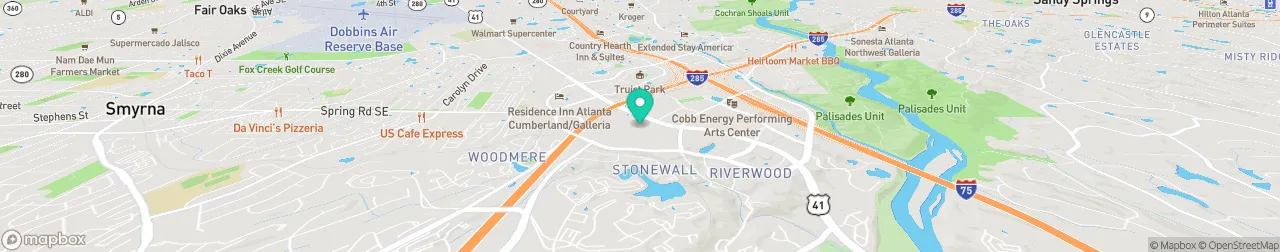 borne de recharge sur la carte