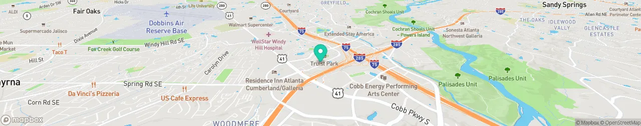 ev charging station on the map