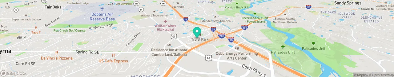 borne de recharge sur la carte