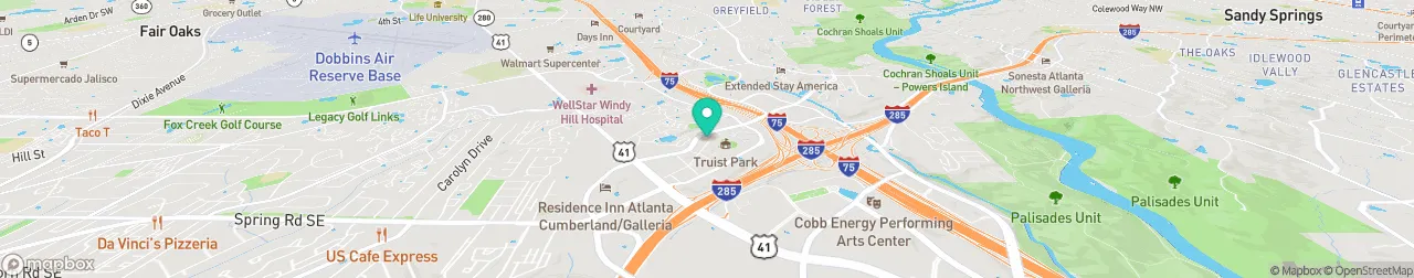 borne de recharge sur la carte