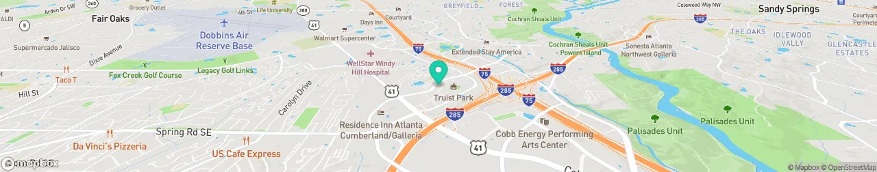 ev charging station on the map