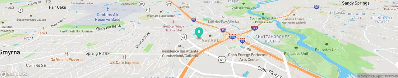 ev charging station on the map