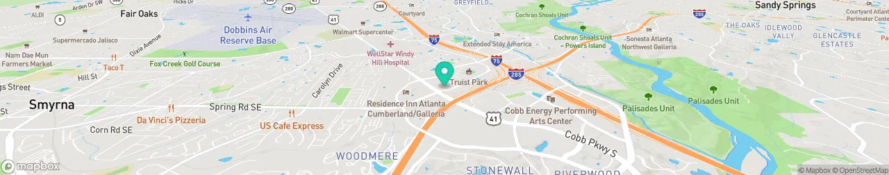 borne de recharge sur la carte