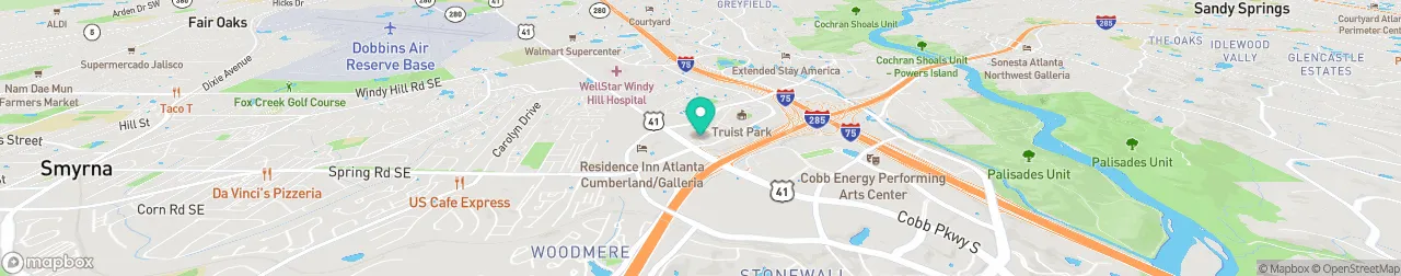 borne de recharge sur la carte