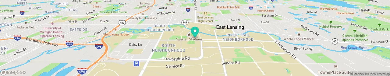 borne de recharge sur la carte