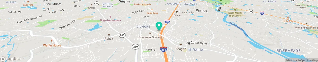 borne de recharge sur la carte