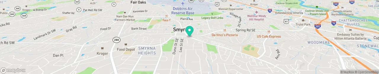 borne de recharge sur la carte