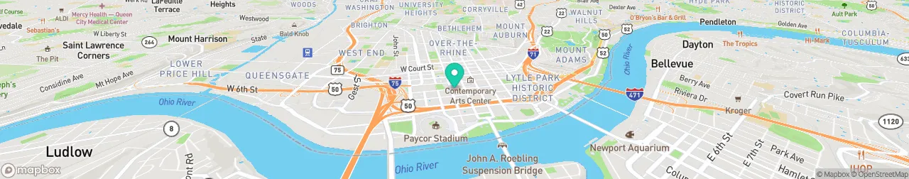 borne de recharge sur la carte