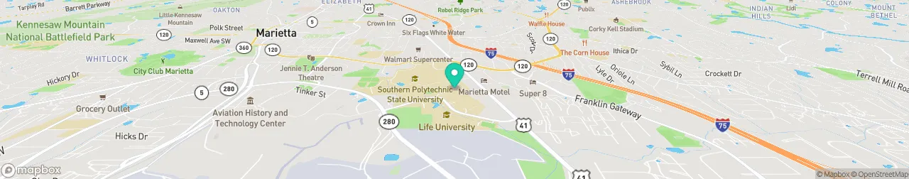 ev charging station on the map