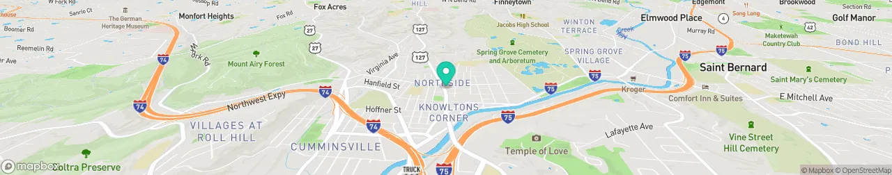 borne de recharge sur la carte