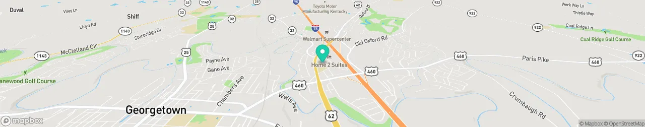 borne de recharge sur la carte