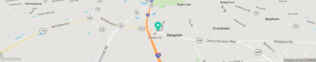 borne de recharge sur la carte