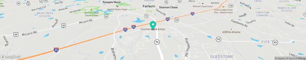 borne de recharge sur la carte