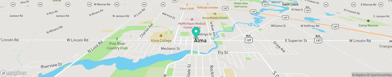 borne de recharge sur la carte