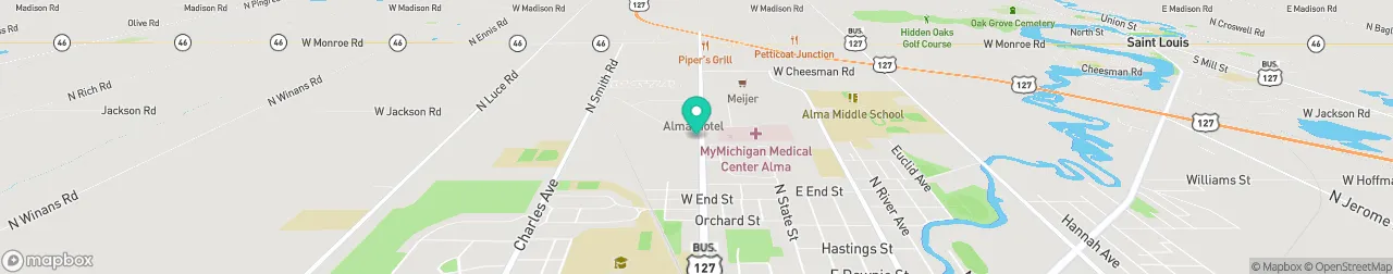 borne de recharge sur la carte