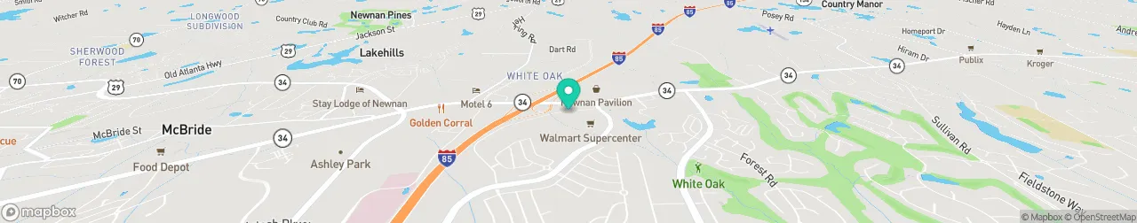 ev charging station on the map