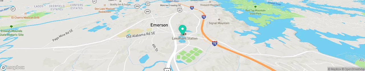 borne de recharge sur la carte