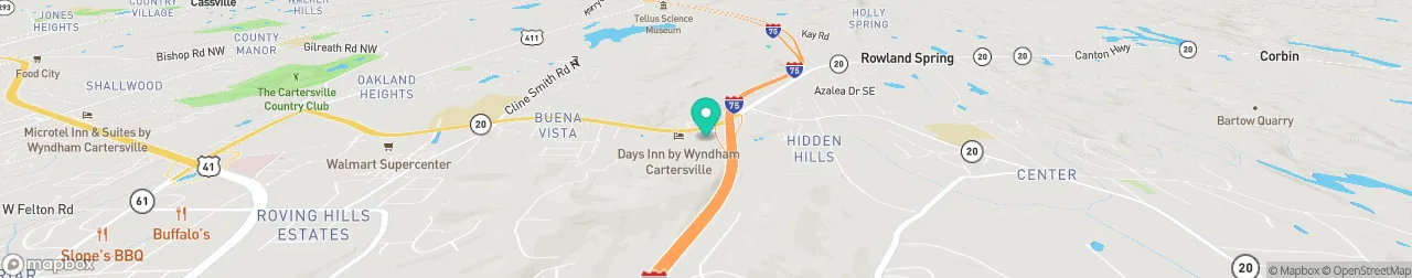 ev charging station on the map