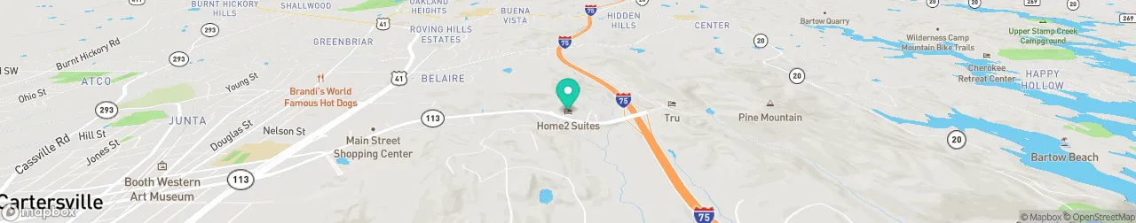 borne de recharge sur la carte