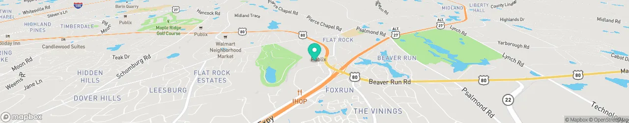 borne de recharge sur la carte